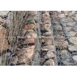 Three Twist Woven High Zinc Gabion Wall Cages for sale