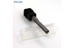 China Aluminum Processing Carbide End Mill Cutters Mirror Finish supplier