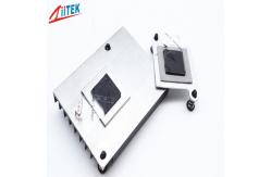 China Specific Gravity 1.9 G/Cc Thermal Gap Pad Silicone For Cpu supplier