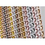Decorative Exhibition Hall Chain Link Fly Screen 90x210cm for sale