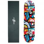 31 X 8.5 Tricks Complete Skateboard With Polished Aluminum Trucks Canadian Maple for sale