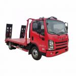 JAC Flat Plate Truck Flat Bed Truck 2 Cab For Machinery Equipment Transport for sale