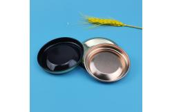 China Customized Logo Stretch Rose Gold 150mm Tinplate Lid supplier
