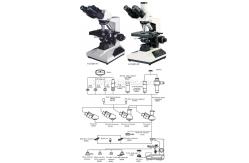 China Laboratory 40X - 1000X Binocular Microscope With CE A12.0201 supplier