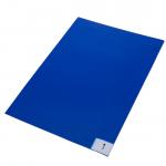 Entry Decontaminating Cleanroom Tacky Mats 60''X90'' Blue PE 30 Layers for sale