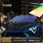 2 mil Thickness Blue Chameleon Film Car Window Tint  80% VLT Free Sample for sale