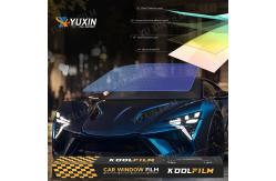 China 2 mil Thickness Blue Chameleon Film Car Window Tint  80% VLT Free Sample supplier