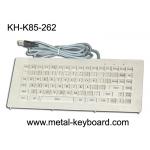 Metallic stainless steel ruggedized keyboard industrial Vandal Resistant for sale