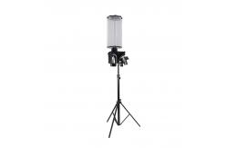 China LCD Screen Badminton Machine , Badminton Serve Machine Folding Tripod Wheels supplier