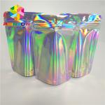 k Hologram Snack Food Packaging Bags Custom For Eyelash / Brush / Jewelry for sale