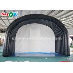 Go Outdoors Inflatable Tent Black Tunnel Entrance Inflatable Air Tent For Outdoor Sports Meeting for sale