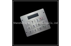 China Metal Backlit Numeric Keypad With Display Dustproof For Fuel Dispenser supplier