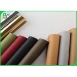 Different Color 0.55MM Washable Kraft Fabric Roll For Making Handbags for sale