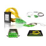 1x2 1x4 1x8 1x16 1x32 1x64 Fiber Optic PLC Splitter With SC Connector Optical Fiber Splitter for sale