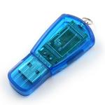 Aluminum And Transparent Plastic USB Flash Drive 128GB 256GB USB 2.0 And USB 3.0 for sale