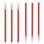 3 Cleanroom  Lint Free Pointed Foam Swab With Red Handle for sale