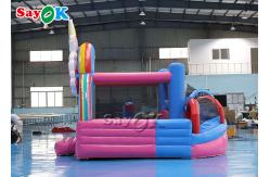 China Sayok Flower Theme Inflatable Bouncing Trampoline With Slide Inflatable Bounce House Bouncing Jumpers supplier
