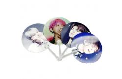 China Custom printed Plastic 0.6mm PET 3D Lenticular Custom Printed Hand Fan supplier