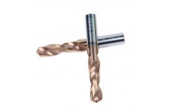 China Tungsten Steel 2 Flute Drillbits  Cutting Tools With Coating For CNC Processing supplier
