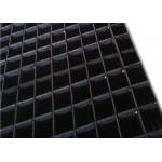 High Loading Strength Black Galvanized Steel Grating Walkway for sale
