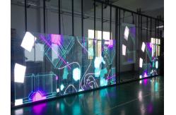 China Wafer Chip Transparent LED Panel , High Visibility Transparent LED Screen supplier