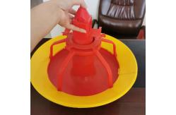 China Farm Duck 100pcs Pan Feeder Poultry In Modern Automatic Feeding System supplier
