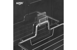 China 140mm Bathroom Hanging Soap Holder Self Adhesive Mounted 5kg Holding supplier
