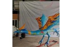 China Life Size Animatronics Electronic Handcrafted  Chinese Mythical Creatures Luan Niao supplier