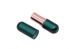 China Oval Shape Dark Green Magnetic Empty Lip Balm Tubes supplier