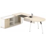 MDF Board Office Executive Table Office Manager Table With Steel Leg for sale