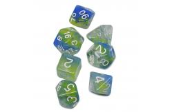 China Two Strands Of Smoke Add Together Resin RPG Dice Desktop Game Dice Set supplier