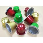 15g Aluminum Drinking Cups CMYK 4C Nespresso Coffee Cups for sale