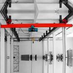 5 Ton Suspension Single Beam Bridge Crane With CD Electric Wire Rope Hoist for sale