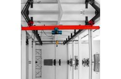 China 5 Ton Suspension Single Beam Bridge Crane With CD Electric Wire Rope Hoist supplier