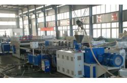 China Kitchen Skinning WPC Foam Board Machine With Transferring Machine supplier
