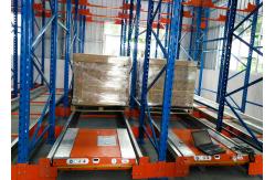 China Semi Automatic Rhuttle Storage Heavy Duty Pallet Racks System Customized Capacity supplier