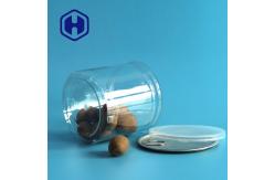 China 21.6oz 640ml Cotton Candy Clear Plastic Cans With Easy Open End supplier
