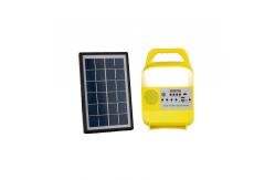 China OEM Yellow 6000mah Portable Solar Camping Light For Gardens supplier
