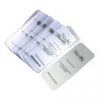 Rectangular Clothing Washable Clear Plastic Hang Tags for sale