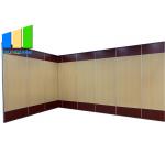 Acoustic Movable Office Partition Walls In Leather Surface For Hotel Hall for sale