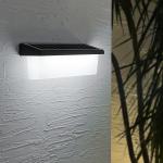 IP65 Waterproof Solar Wall Light With 80 CRI For Outdoor Use Wall Fence Garden Waterproof Outdoor Led for sale