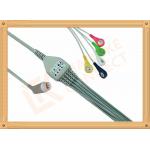 Patient  8 Pin One Piece Philips 5 Lead Ecg Cable IEC Snap Style for sale