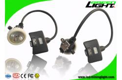 China Black LED Mining Light Safety Underground Cap Lamp 10000lux 5.2Ah Rechargeable supplier