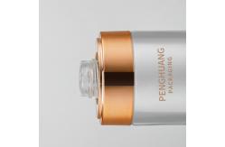 China Clear 30ml Liquid Foundation Bottles Glass Pump Frosted Surface supplier