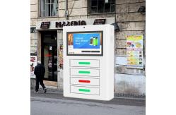 China Intelligent Self Service Mobile Phone Charging Station Kiosk With Four Doors supplier