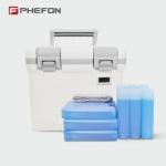 Medical Cooler Box Vaccine Blood Transport Box With Ice Brick for sale