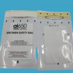 Biohazard Bags 6x9in/15x25cm Specimen Bags With Biohazard Logo Printing Lab Sample Bag With Absorbent Pad for sale