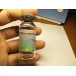 10 Ml vial Bottle Labels , Hologram Printed Personalized Bottle Labels
