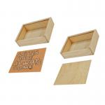 Blank Sublimation Wooden Storage Boxes With Sliding Lid Custom Wood Box for sale
