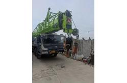 China Used Zoomlion Truck Crane 50t With Tyres 12.00-20 Engine Model WP9H336E50 supplier